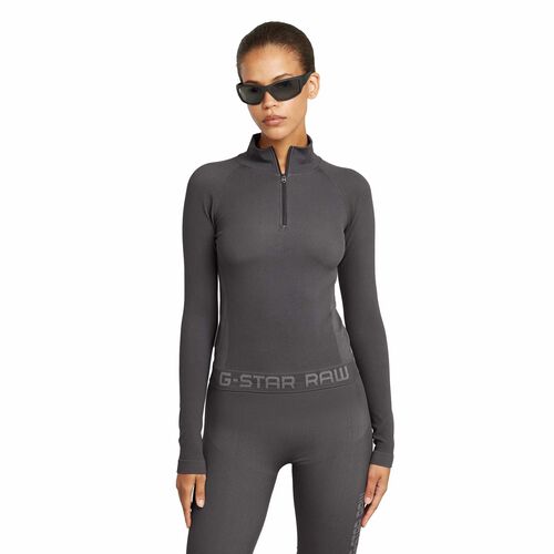 G-Star Seamless Zip Top
